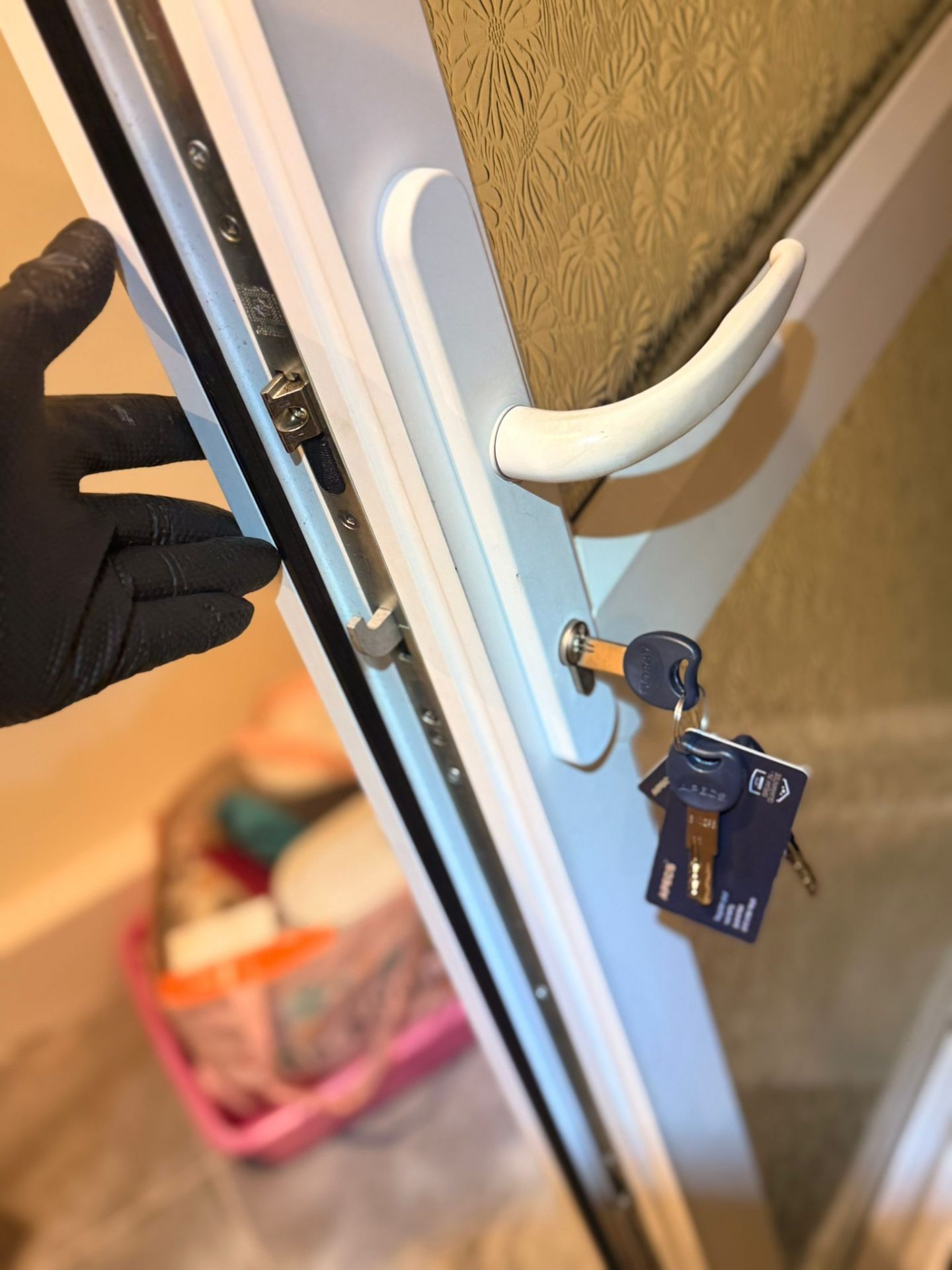 uPVC door euro cylinder replaced in Arnold, Nottingham