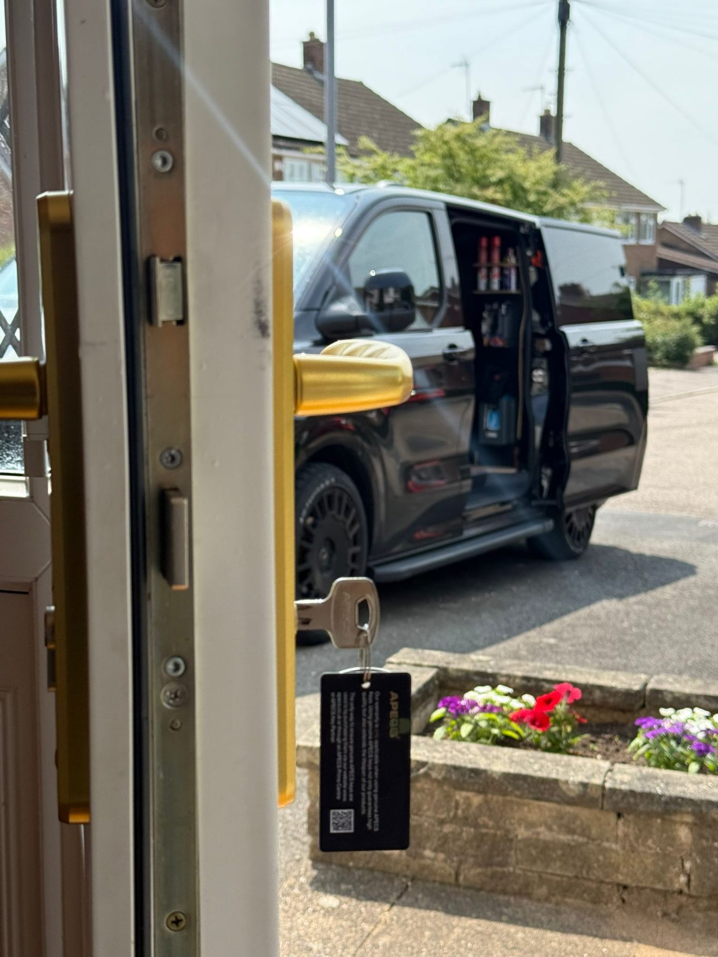 uPVC door multipoint lock repaired in Gedling, Nottingham
