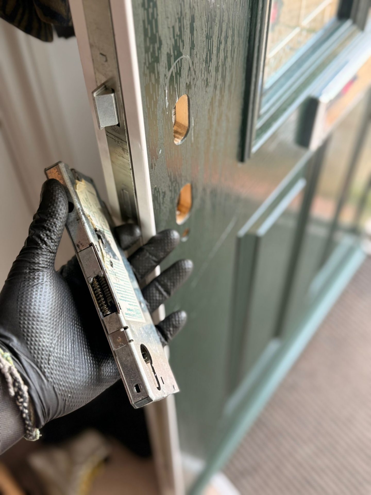 Composite door lock repaired in Ilkeston, Derbyshire