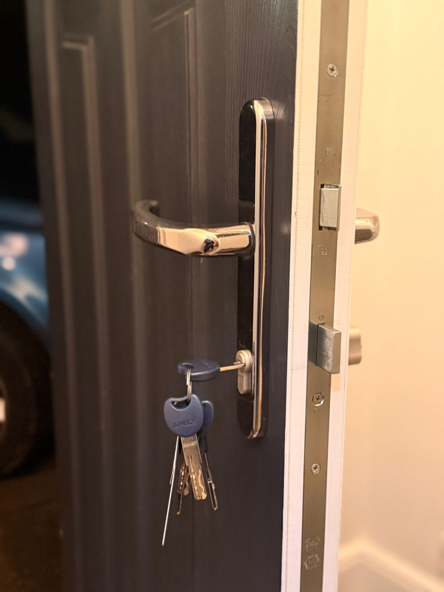 Composite door anti-snap lock upgrade in Mapperley, Nottingham