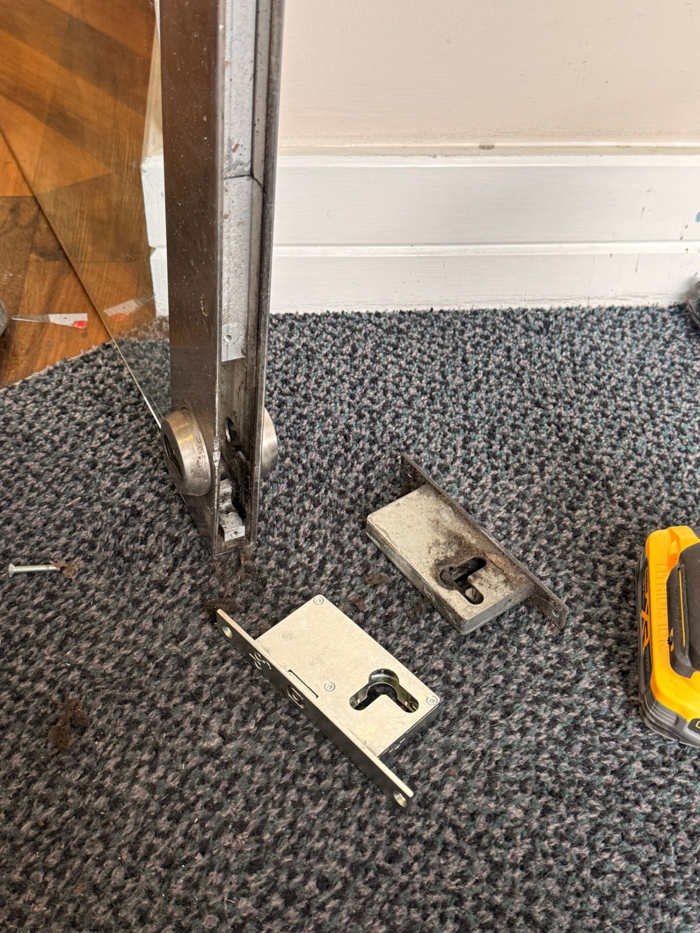 Glazed door lock repaired in Nottingham