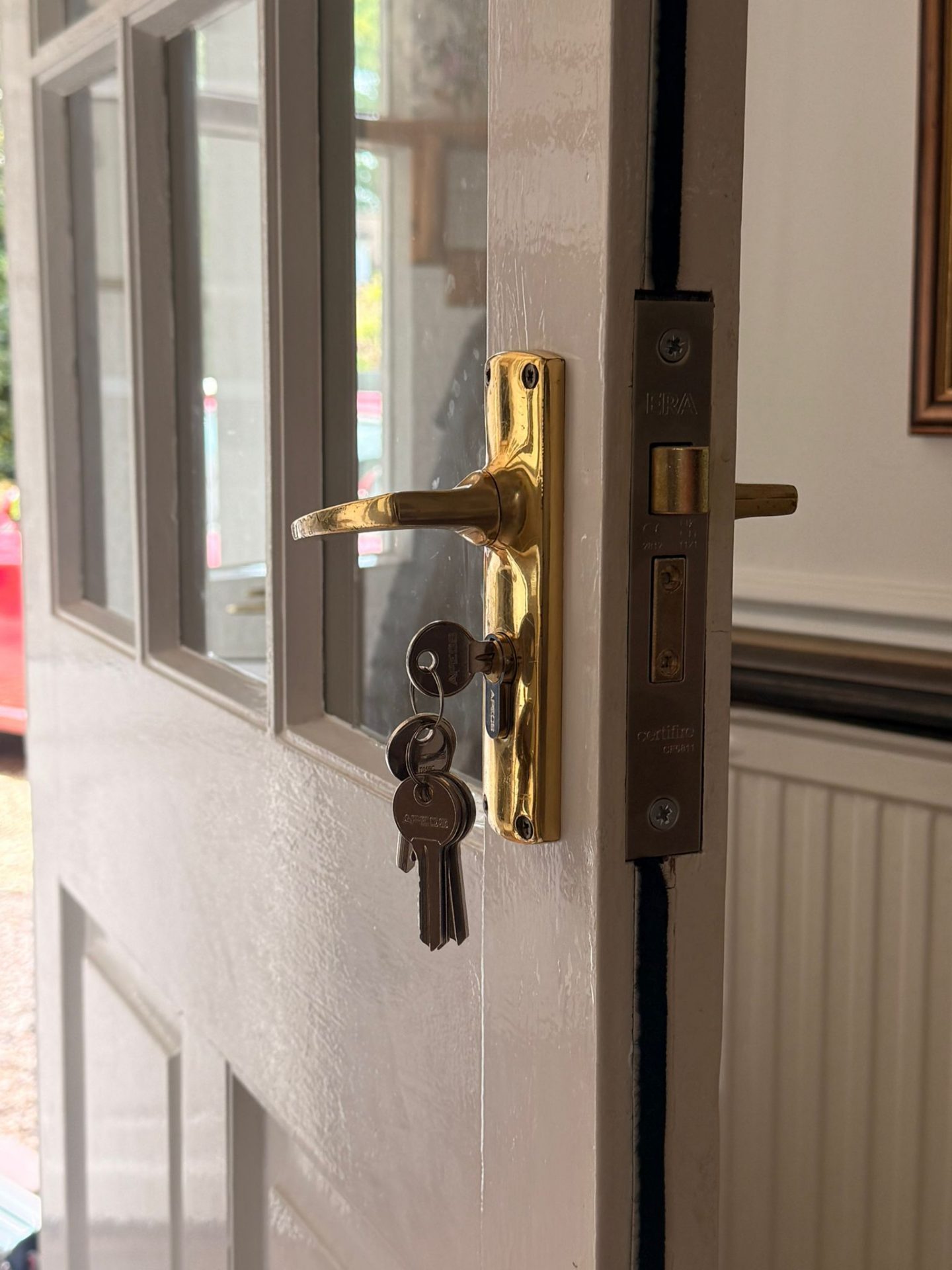 Wooden door mortice lock repaired in West Bridgford, Nottingham